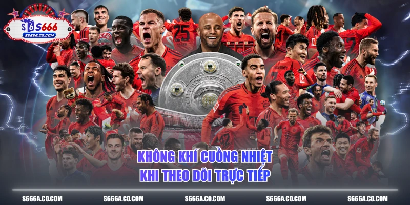 Không khí cuồng nhiệt khi theo dõi trực tiếp